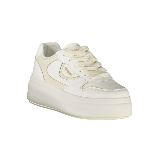 Bianco Poliuretano Donna Sneaker