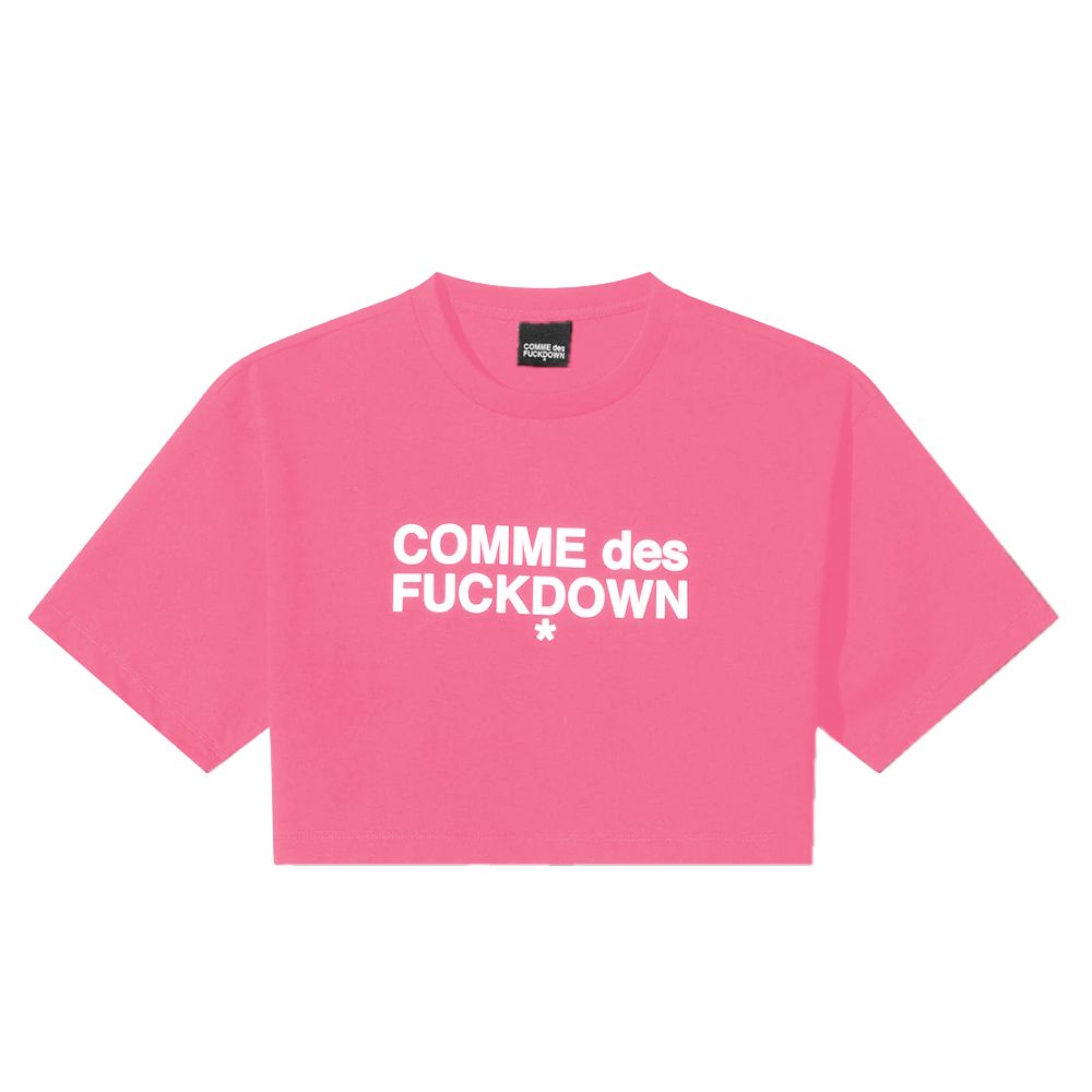 Fuchsia Cotton Women T-Shirt