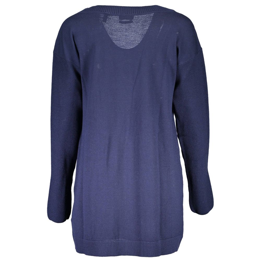 Blu Wool Womens Cardigan