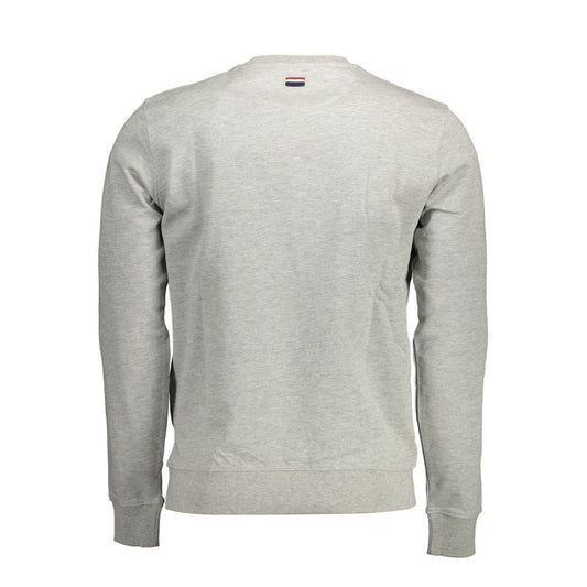 "Gray Cotton Men's Sweatshirt"