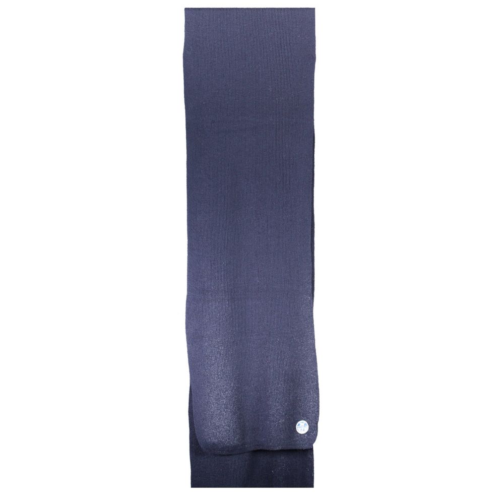 Blue Cotton Men Scarf