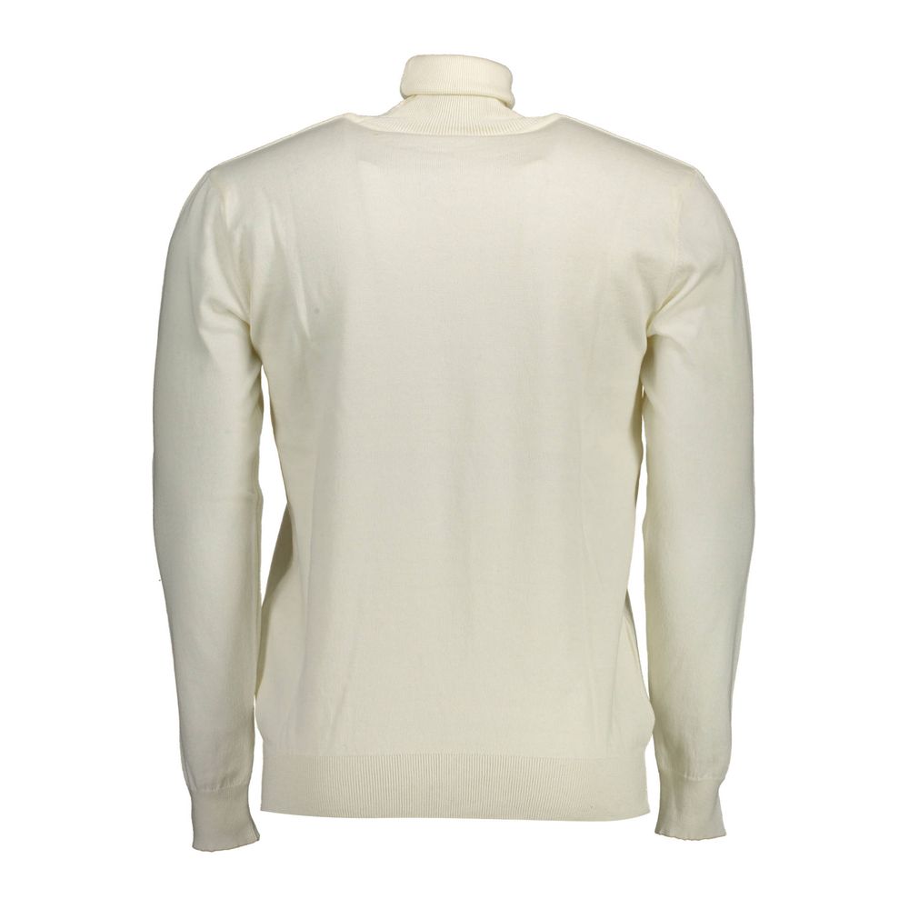 White Cotton Men's Sweater