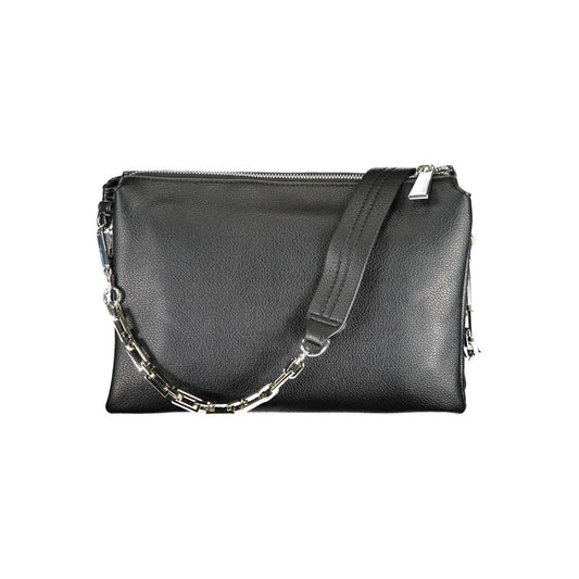 Nero Polyurethane Women Handbag