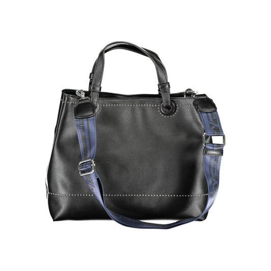 Nero Polyurethane Women Handbag
