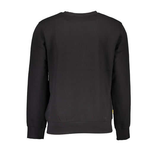 Black Organic Cotton Men Sweatshirt