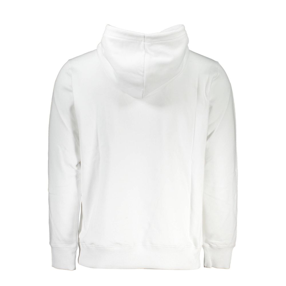 White Cotton Men Sweatshirt