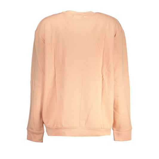 Pink Cotton Women Sweater