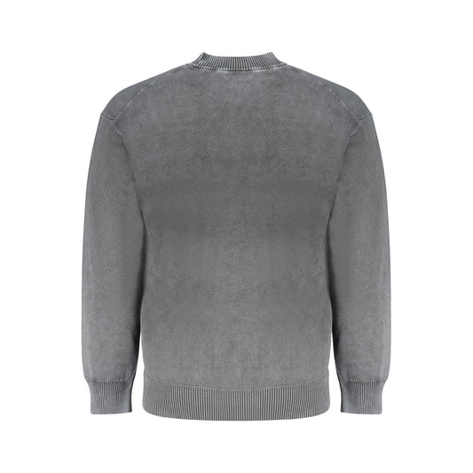 Black Cotton Men's Sweater