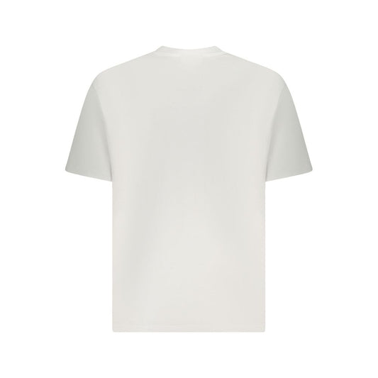 White Cotton Mens T-Shirt