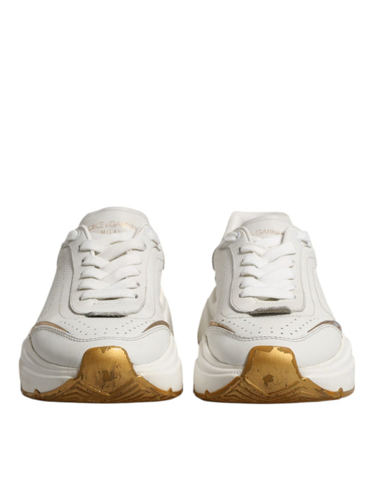 White Gold Daymaster Low Top Sneakers Shoes