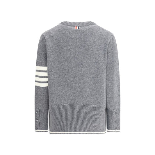 Gray Fleece Wool Sweatshirt