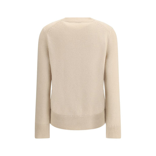 Beige Wool Cashmere Sweater