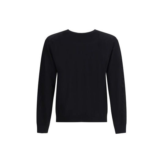 Black Fleece Wool Sweatshirt