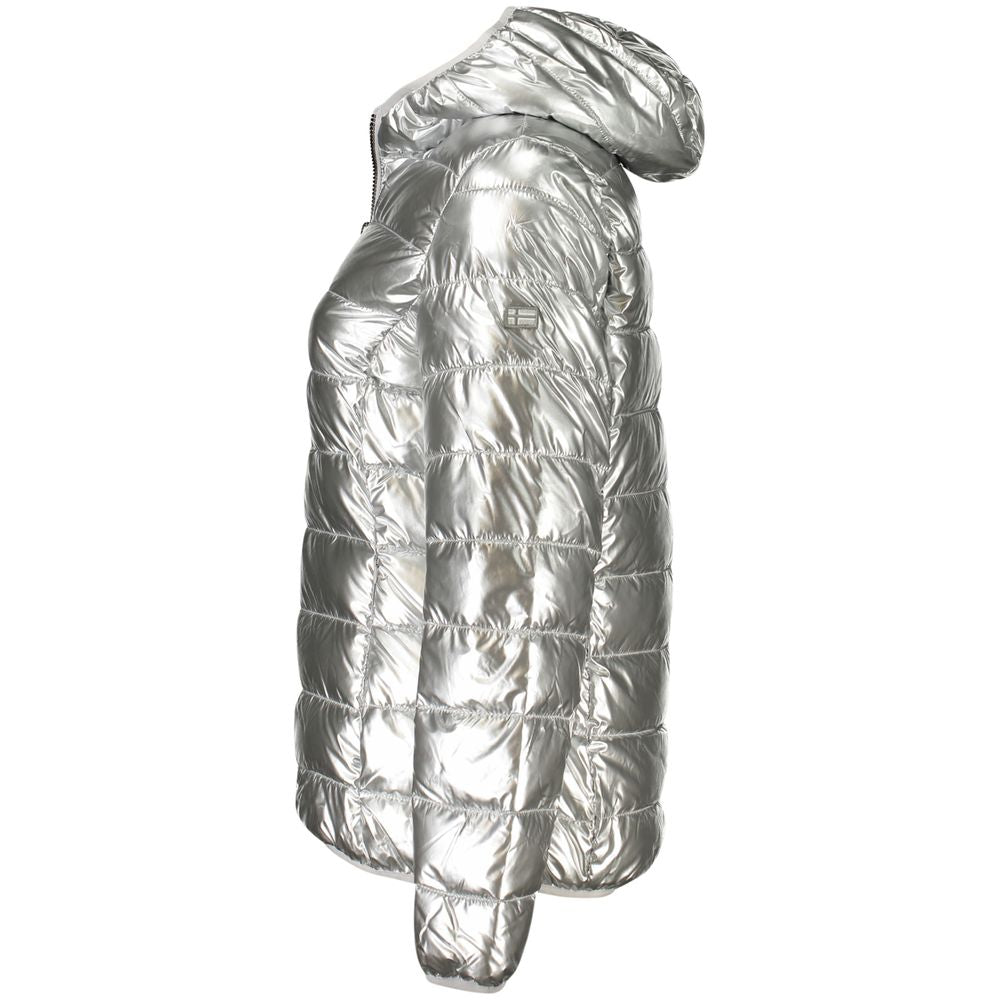 Gray Polyamide Women Jacket