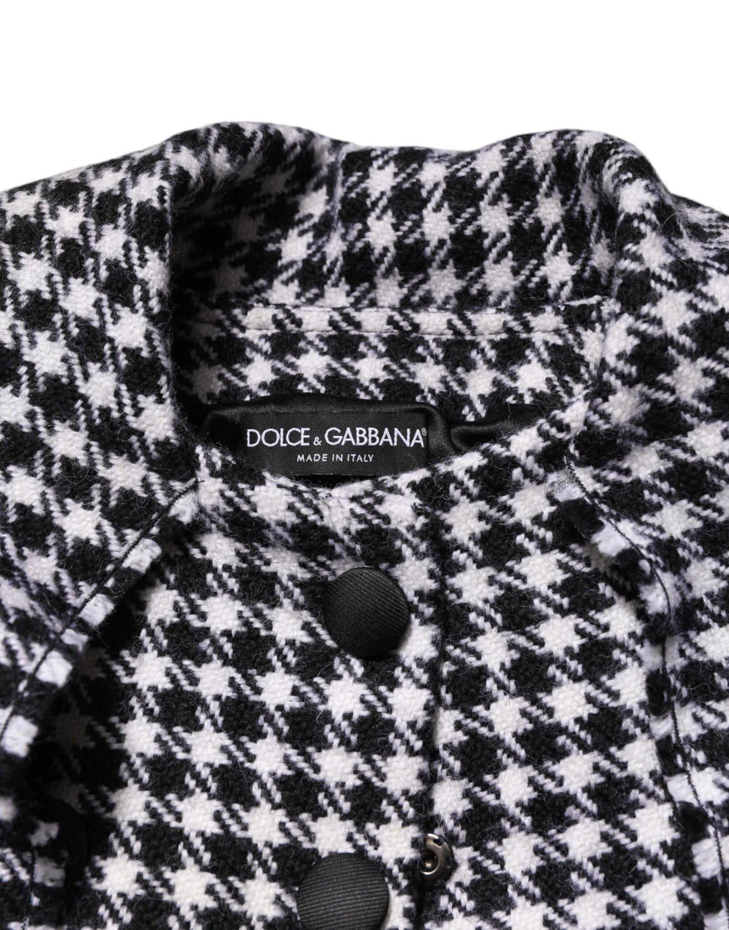 Multicolor Wool Monochrome Patterned Jacket