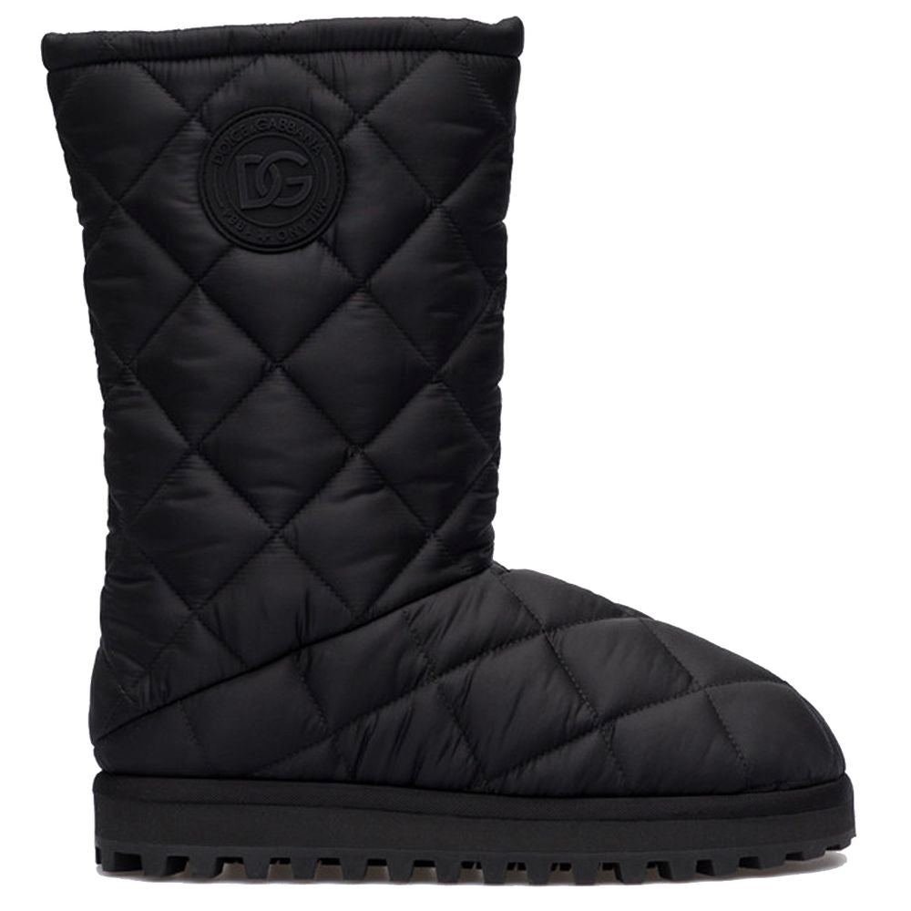 Black Nylon Men Boot