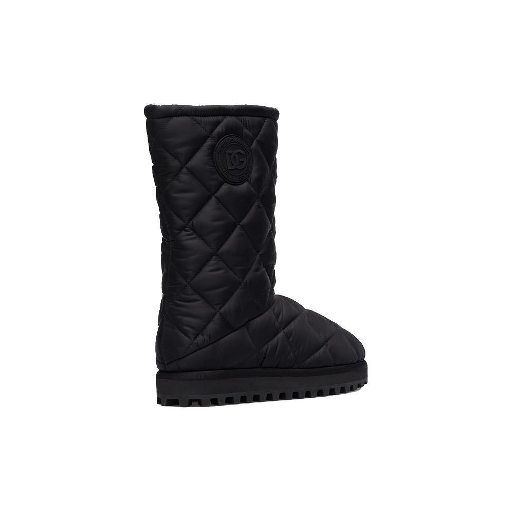 Black Nylon Men Boot