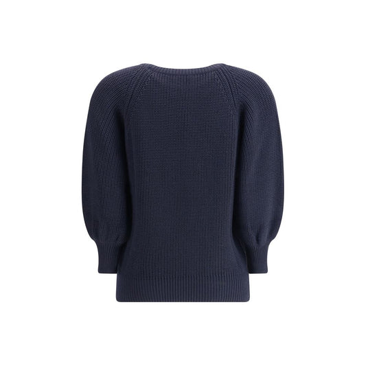 Blue Merino Wool Sweater