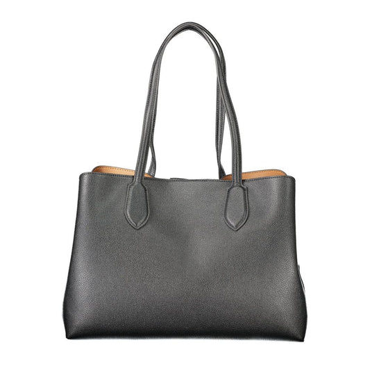 Nero Poliuretano Women Tote