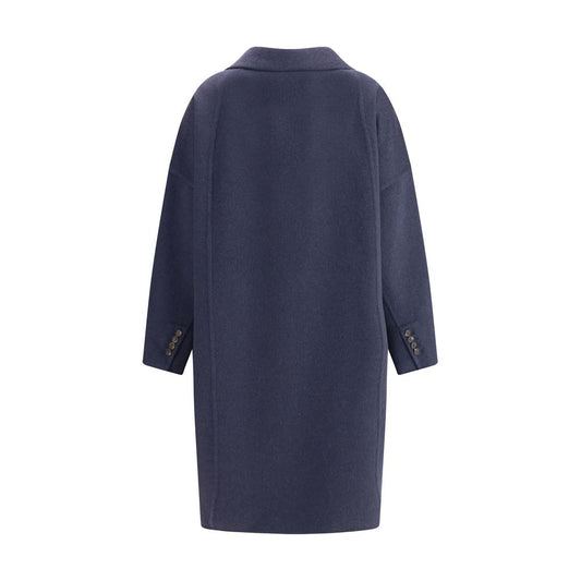Blue Cashmere Coat