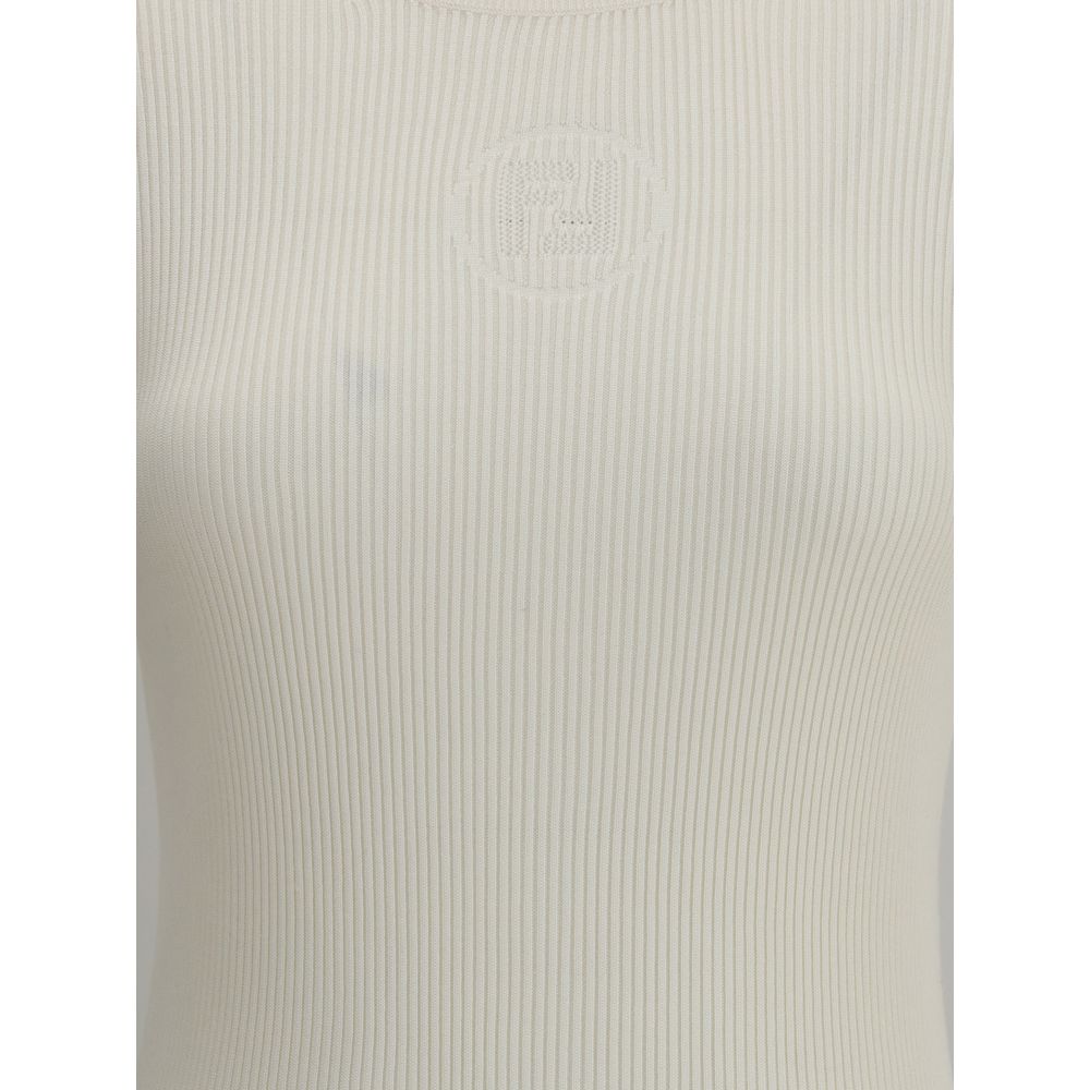 White Silk T-Shirt