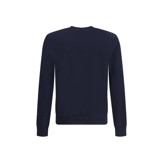 Blue Fleece Wool Sweatshirt
