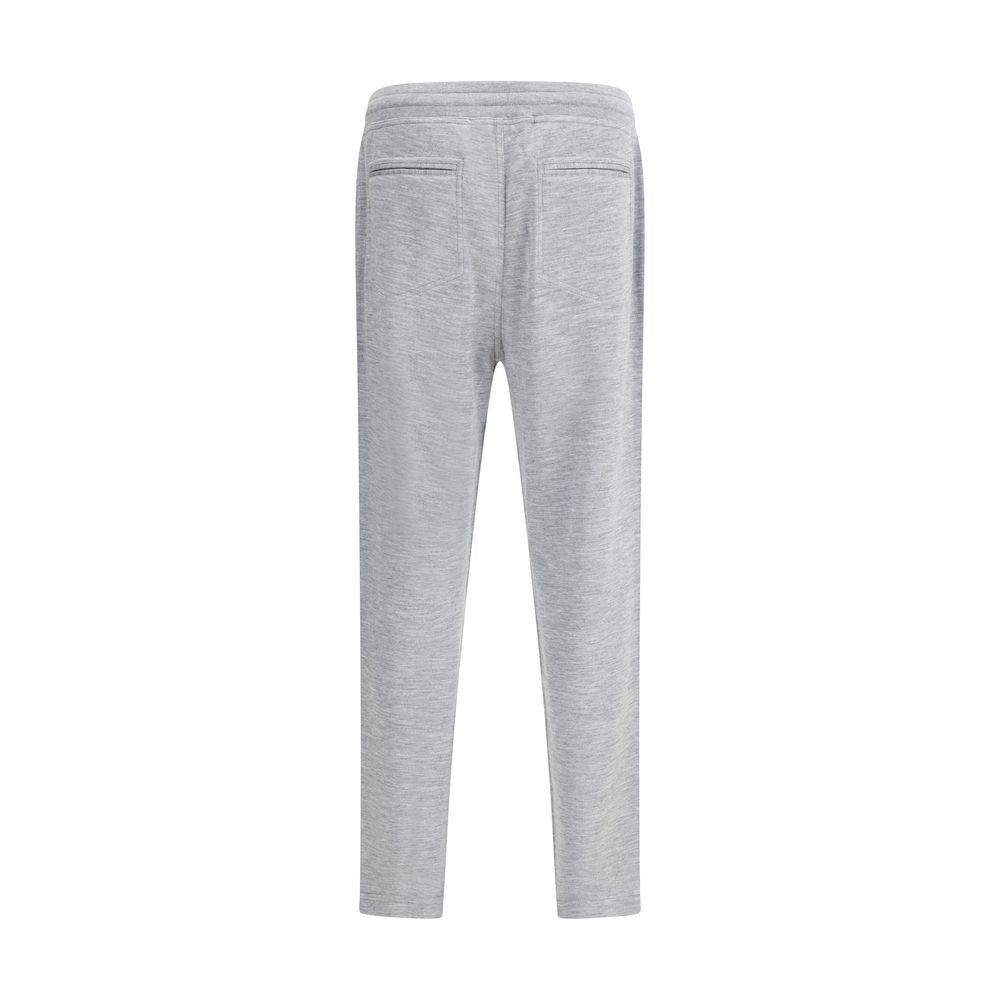 Gray Cashmere Athletic Pants