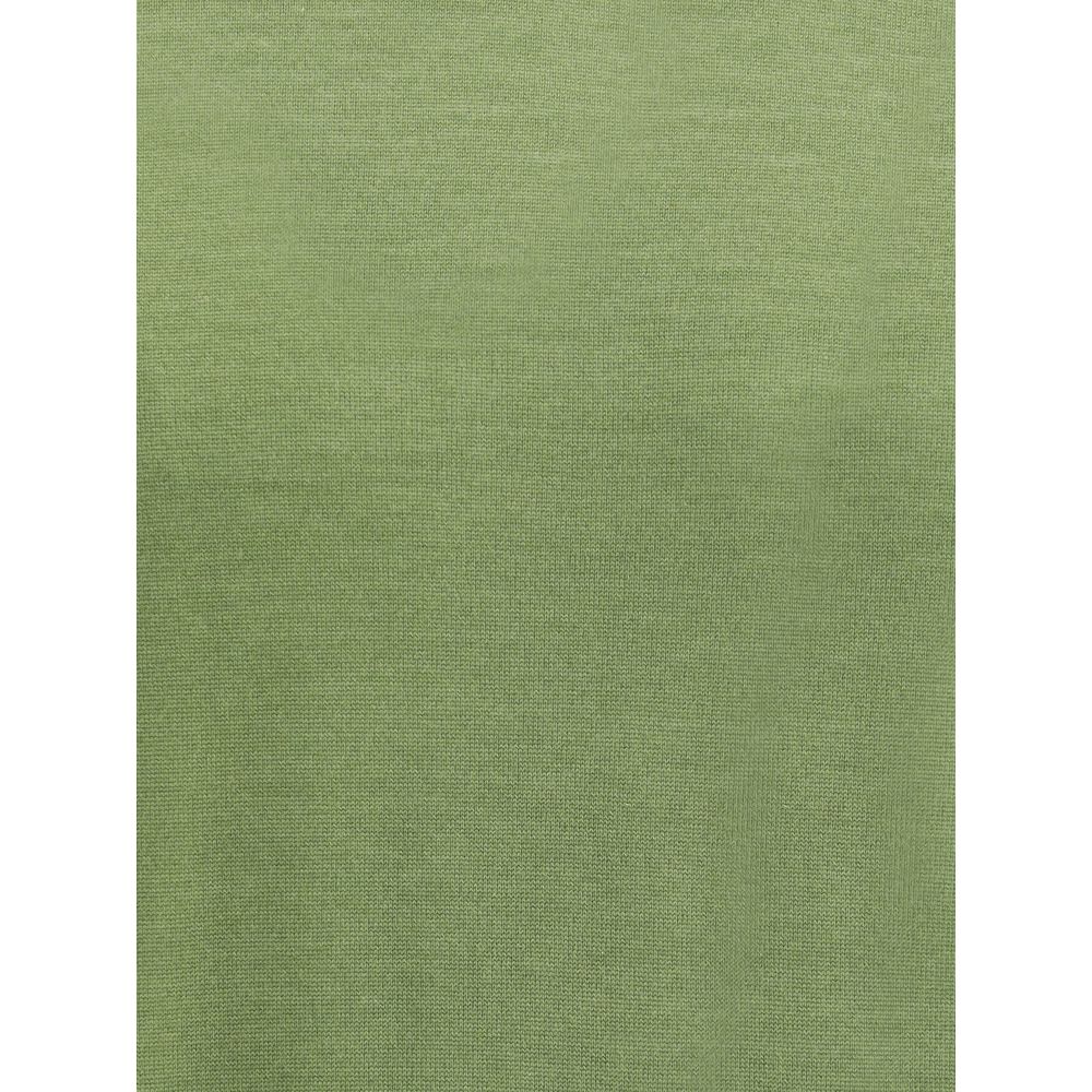 Bicolor Wool Turtleneck