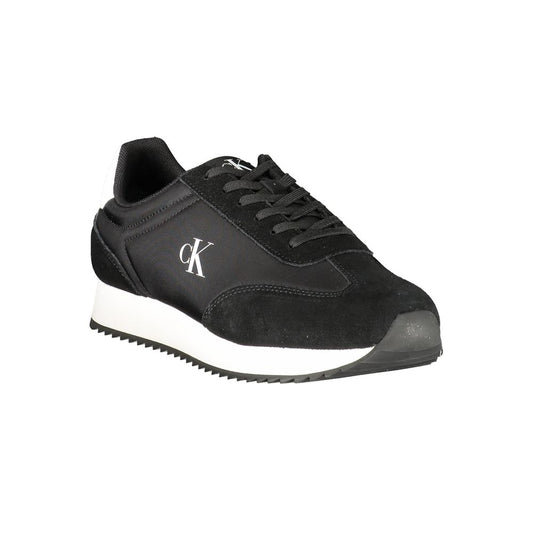 Nero Poliuretano Men Sneaker