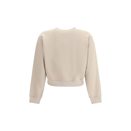 Beige Cotton Sweatshirt