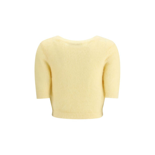 Yellow Mohair Sweatshirt