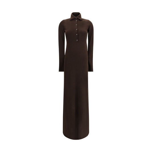 Brown Cashmere Casual Dress