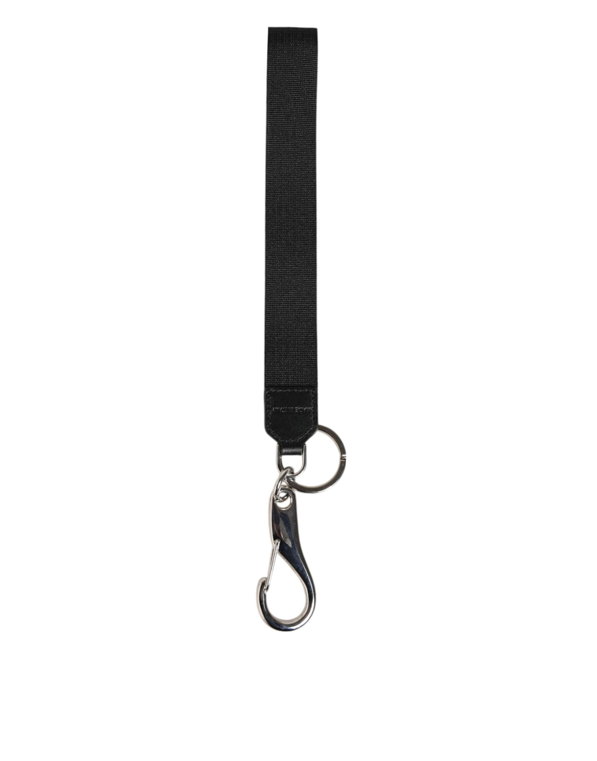 Black Burgundy Nylon DG Logo Crown Holder Keychain Keyring