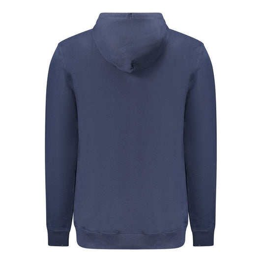 Blue Cotton Men Sweater