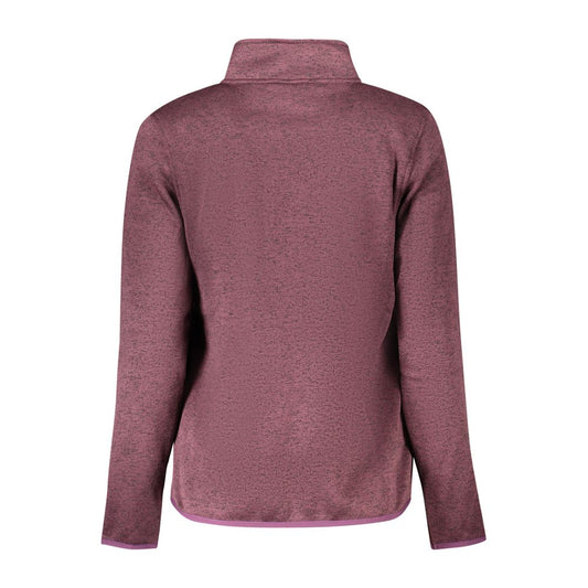 Purple Polyester Women Sweatshirt