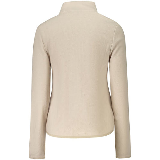 Beige Polyester Women Sweater