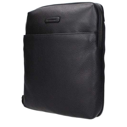 Black Leather Crossbody Bag