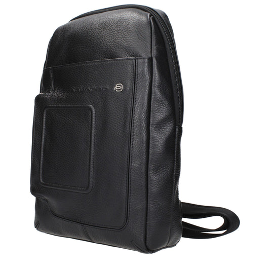 Black Leather Crossbody Bag