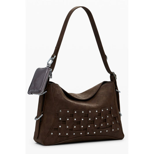 Marrone Poliuretano Women Handbag