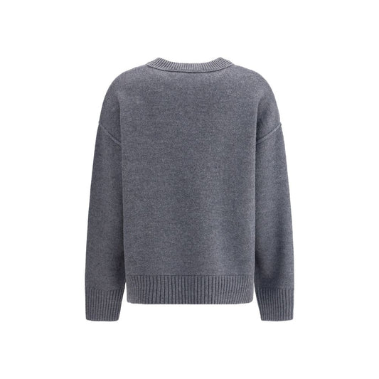 Gray Fleece Wool Sweatshirt
