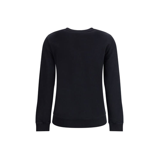 Black Cotton Sweatshirt