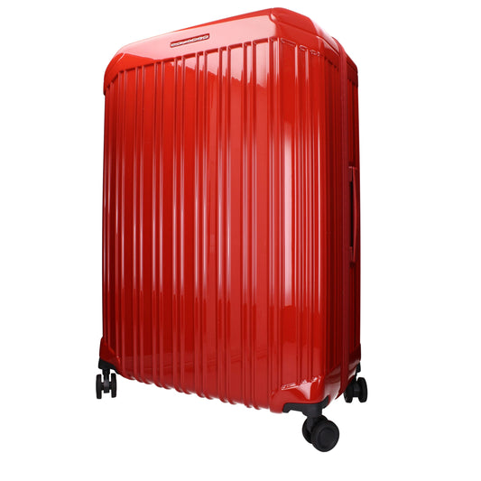Red Polycarbonate Luggage And Travel