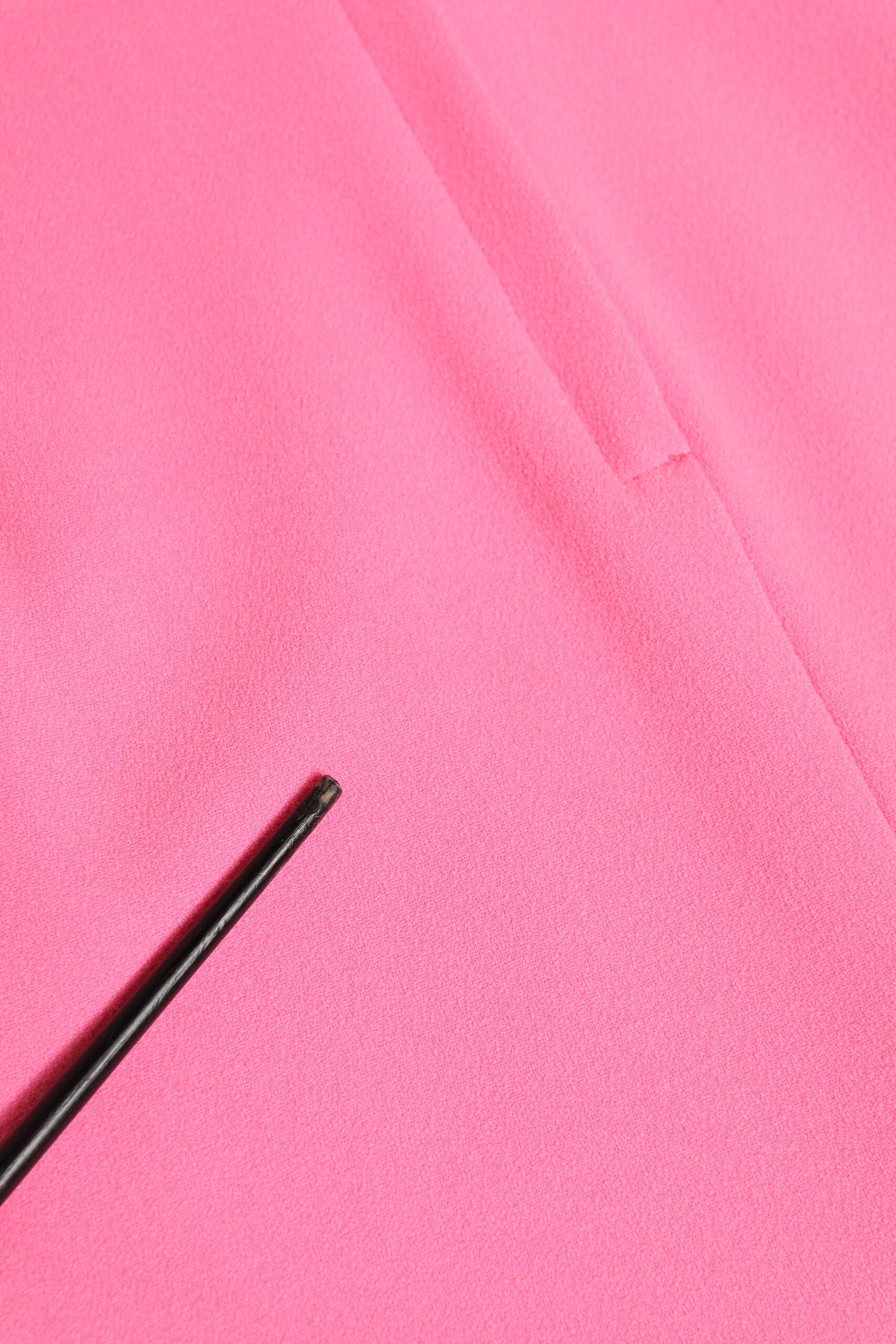 Pink Polyester Long Sleeves Sheath Midi Dress