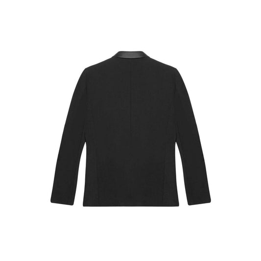 Black Polyester Blazer