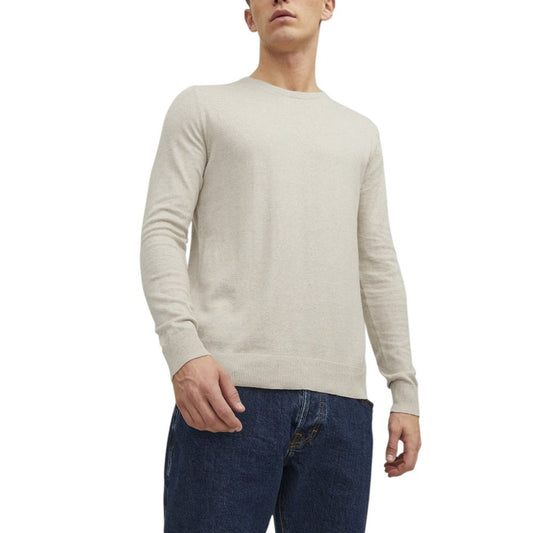 Beige Cotton Sweatshirt