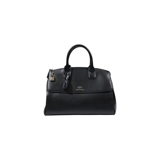 Black Polyester Handbag