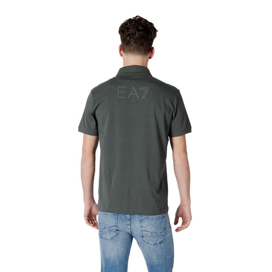 Green Cotton Polo Shirt