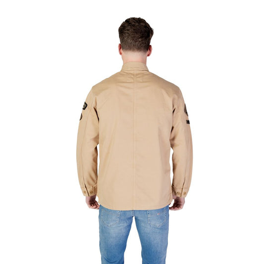 Beige Denim Shirt