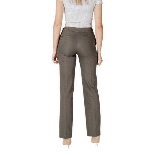 Bicolor Cotton Casual Pants
