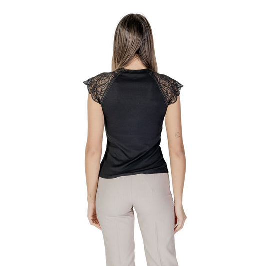 Black Recycled Polyester Tank Top